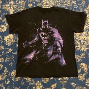 DC Comics Black and Purple Batman T-Shirt